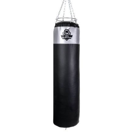 130 cm / 60 kg - Training bag 60 KG! Training punching bag with rubber granules SBRX 130 cm Silver/ DBX Bushido