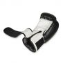 Basic Adult Boxing Gloves (Black and White) 6-14oz / DBX Bushido