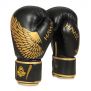 Rękawice bokserskie dla dorosłych (czarno-złote v1) 8-16oz / DBX Bushido