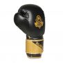 Rękawice bokserskie dla dorosłych (czarno-złote v2) 8-16oz / DBX Bushido