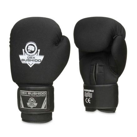 Neopranowe rękawice bokserskie dla dorosłych (czarne) 8-12oz / DBX Bushido