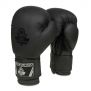 Gants de boxe adulte faits main (noirs) 6-16oz / DBX Bushido