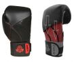 Luvas de boxe rígidas reforçadas para adultos (vermelhas e pretas) 10-16 onças / DBX Bushido