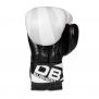 Premium Adult Boxing Gloves (Black and White) 10-14oz / DBX Bushido
