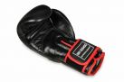 Erwachsene Boxhandschuhe Handgelenkschützer (Schwarz Rot) 10-14oz / DBX Bushido