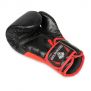 Luvas de boxe para adultos com proteção de pulso Pro (vermelhas e pretas) 10-14 onças / DBX Bushido