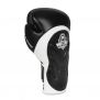 Luvas de boxe para adultos protetores de pulso (preto e branco) 10-14 onças / DBX Bushido