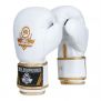 Rękawice bokserskie dla dorosłych Premium (biało-złote) 8-14oz / DBX Bushido