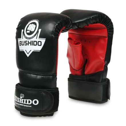 Boxhandschuhe (Schwarz-Rot) / DBX Bushido