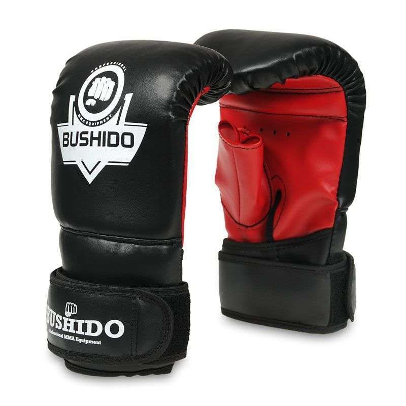 Gants d'entraînement MMA (noir et rouge) / DBX Bushido
