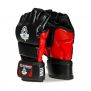 MMA-Kampfhandschuhe-Handschuhe (Schwarz-Rot) / DBX Bushido