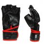 MMA Gevechtshandschoenen-Handschoenen (Zwart & Rood V3) / DBX Bushido
