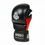MMA-Handschuhe-Trainingshandschuhe (Schwarz-Rot) / DBX Bushido