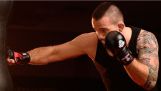 MMA Trainingshandschoenen (Zwart en Rood) / DBX Bushido