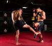 MMA Trainingshandschoenen (Zwart en Rood) / DBX Bushido