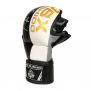 MMA Träningshandskar-Handskar (Svart & Vit V2) / DBX Bushido