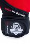Gymnastiek-Fitness Handschoenen met Lange Klittenband (Rood-Zwart) / Dbx Bushido