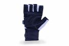 Gymnastik-Fitness-Handschuhe mit langem Klettverschluss (Schwarz und Weiß) / Dbx Bushido