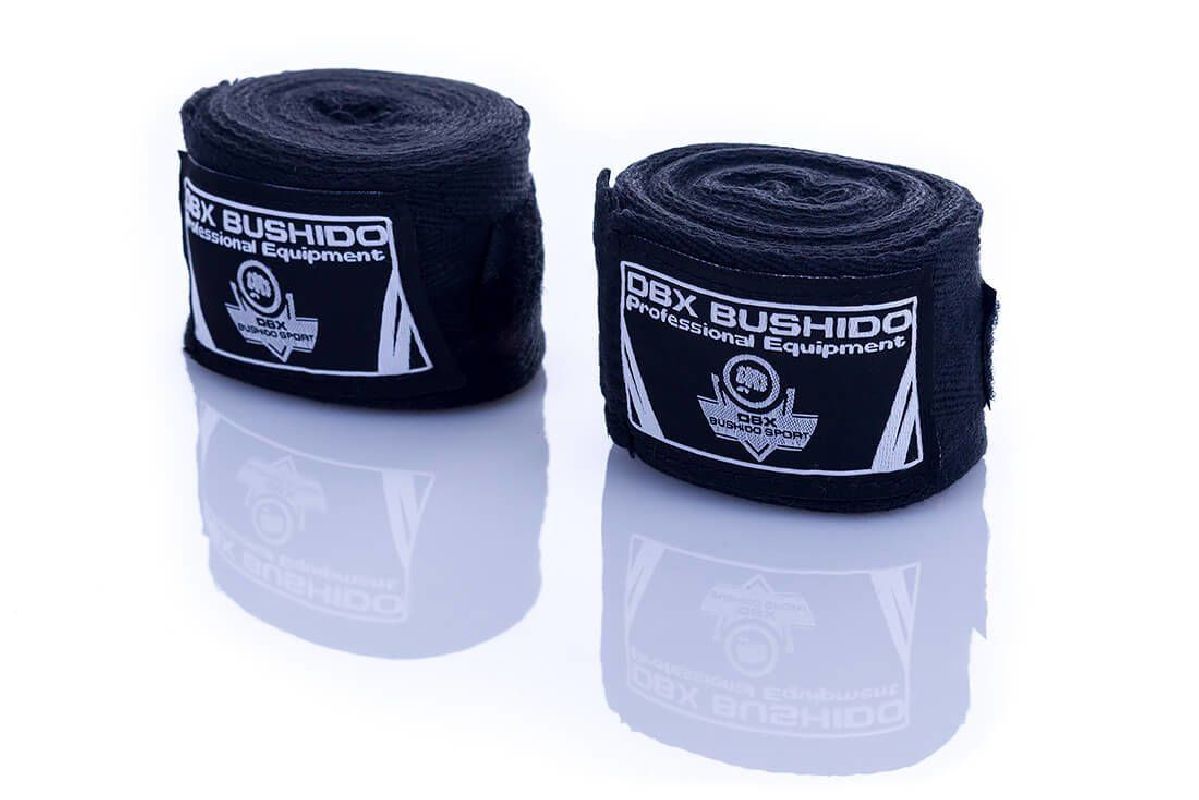 Bandages de boxe 4m (Noir) / DBX bushido