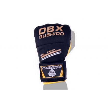 Fast boxningsbandage (svart-gult) / Dbx Bushido