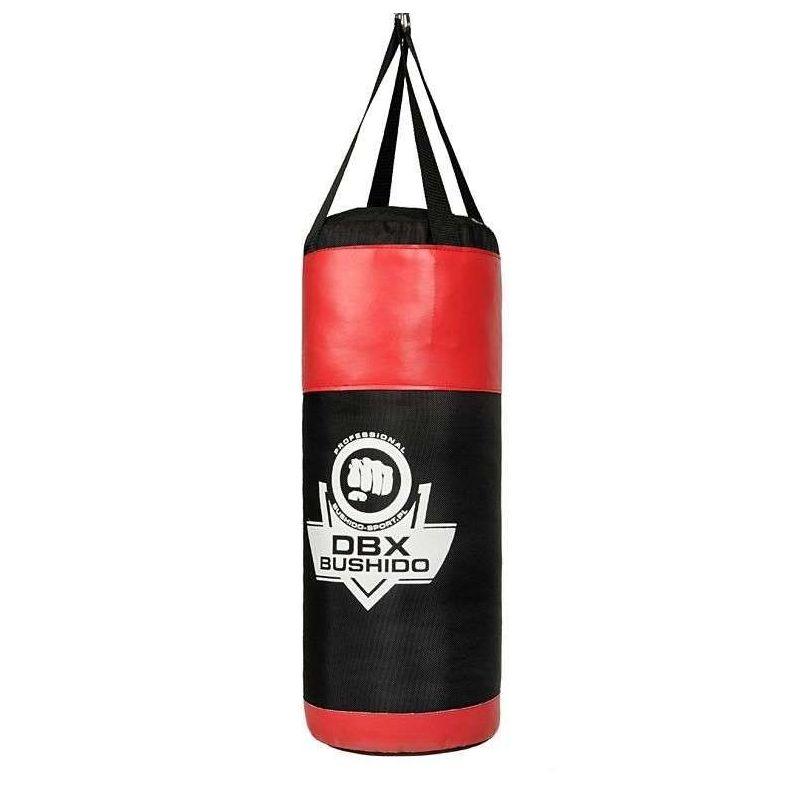 Sacco da boxe per bambini riempito (nero-rosso) 60 cm 8 kg / DBX Bushido