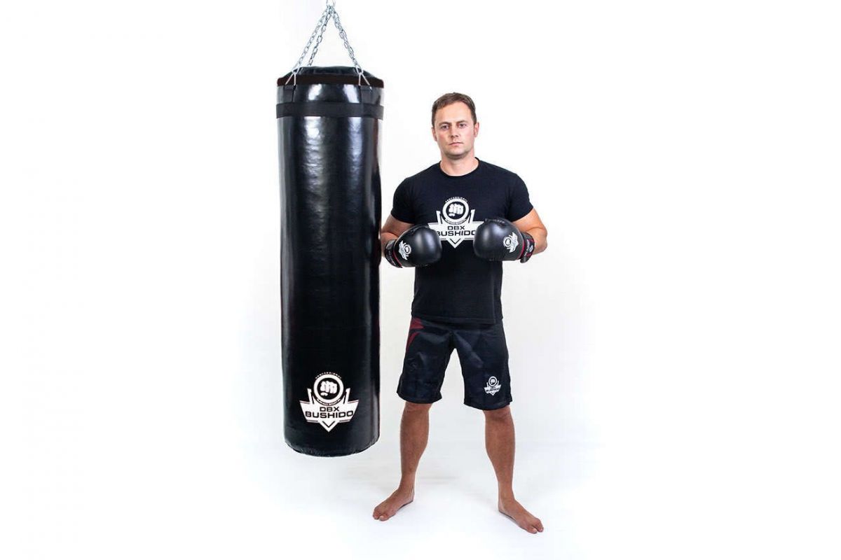 Sac de boxe-MMA 130cm 50 Kg (Caoutchouc) Premium / DBX Bushido
