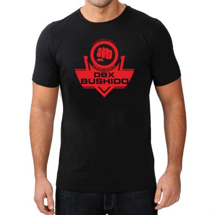 MMA - Boksen T-Shirt "DBX Bushido" (Zwart en Rood) / DBX Bushido