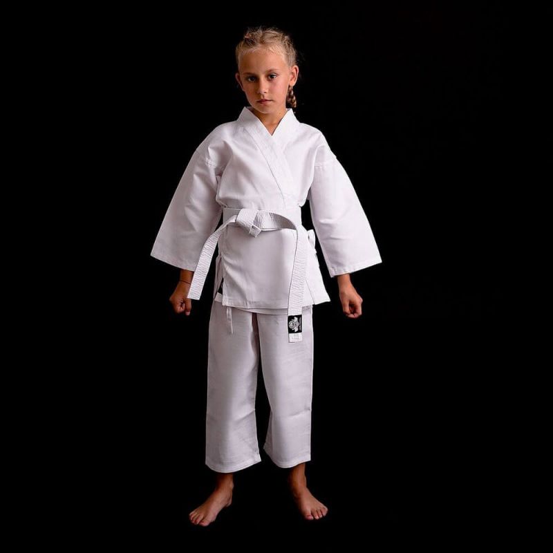 Kimono - Karaté Premium pour enfants avec ceinture blanche / DBX Bushido