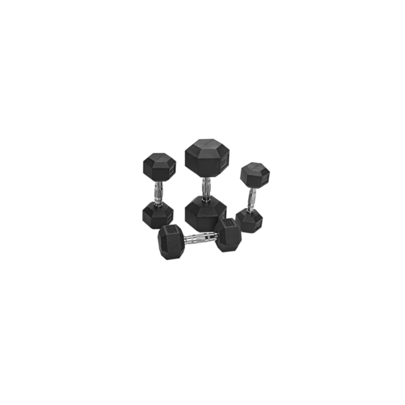 Apus Sports - Mancuernas Hexagonales dummbells Hex Hexagonal rubber