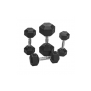 Apus Sports - Halteres Hex Hexagonal de borracha