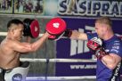 Boxning Focus Mitt - MMA Dubbelsidig / DBX Bushido