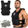 30 kg (12 x 2.5 kg) WEIGHTED VEST WITH WEIGHT / DBX Bushido