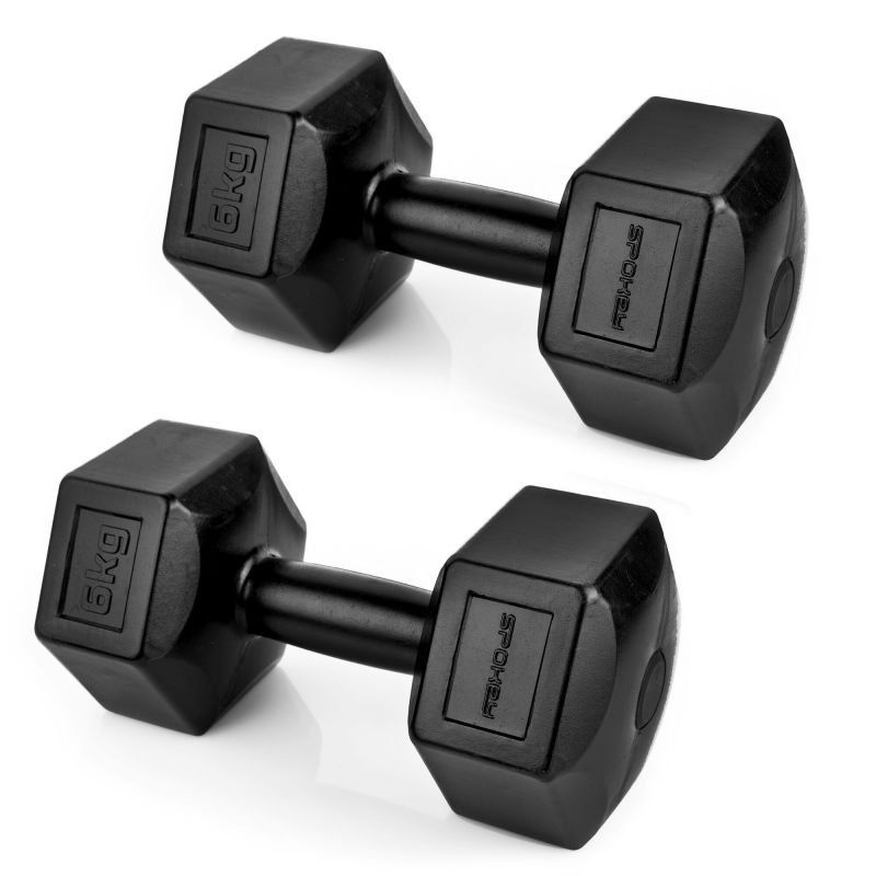 SPOKEY dumbbells 2x6 kg MONSTER - ELEVEN COMMERCE SIA