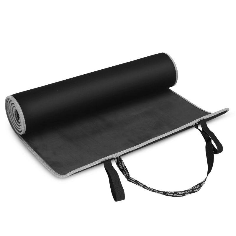 Rutschfeste Matte für Yoga und Pilates, aufrollbare Übungsmatte, 180 x 60 x  0,6 cm