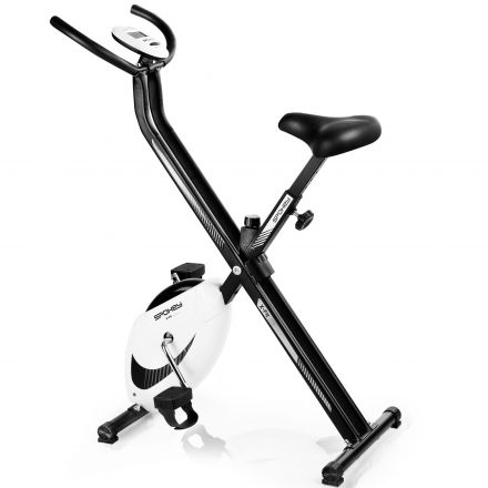 Składany magnetyczny rower treningowy - Basic / Spokey