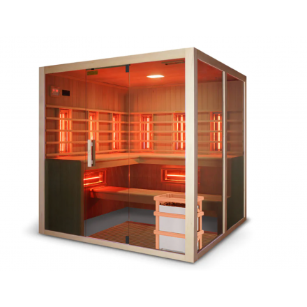 Wewnętrzna sauna na podczerwień Redlight -Eclipse / WELLIS