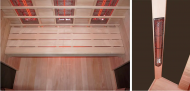 Wewnętrzna sauna na podczerwień Redlight-Sundance / WELLIS