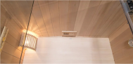 Sauna finlandese in legno di cicuta-Calidus / WELLIS