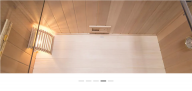 Fińska drewniana sauna wewnętrzna-Ignacio / WELLIS