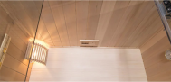 Sauna finlandesa de madera de cicuta-Ignacio /  WELLIS