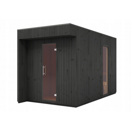 Sauna exterior NERA PARA O JARDIM 400x200 / Eurospa