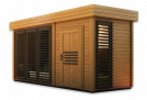 Garden House Outdoor Dry Finnish Sauna 4x2 m / Eurospa