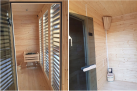 Garden House Outdoor Dry Finnish Sauna 4x2 m / Eurospa