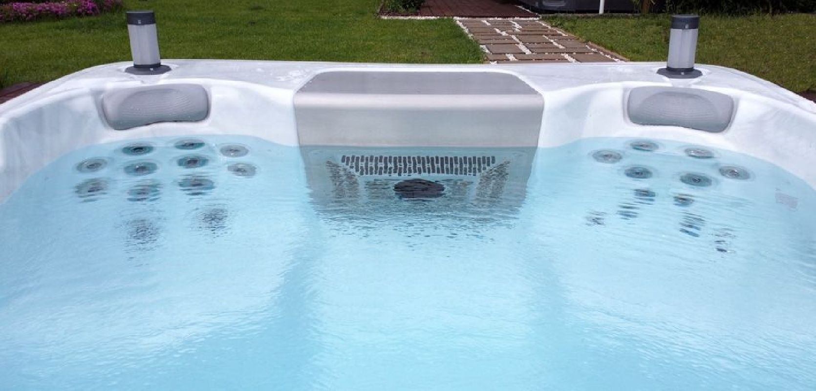 Schwarze Pool Kopfstütze für Ihren Hot Tub – groß