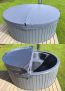 Jacuzzi garden tub External Oven ON WOOD / Iron Strength