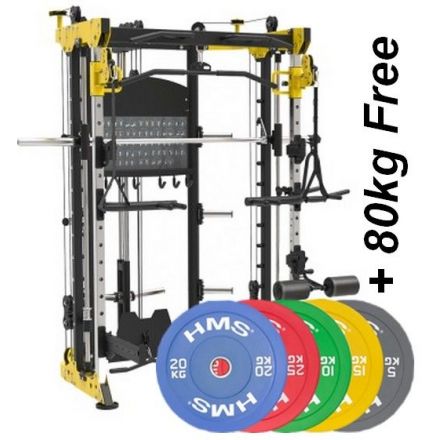 Smith multifunktionell semi-Pro Active Gym-maskin