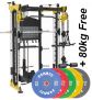 Smith multifunktionell semi-Pro Active Gym-maskin