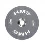 Oferta de disco pára-choque olímpico HMS 150kg TBR (5kg, 10kg, 15kg, 20kg, 25kg)