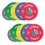 HMS 150 kg TBR Olympic - Bumper Disc Erbjudande (5 kg, 10 kg, 15 kg, 20 kg, 25 kg)