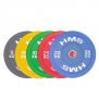 Bumper 5-25 kg or Bundles Hi Temp Premium Quality Colour Olympic Plate Disc  / HMS